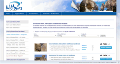 Desktop Screenshot of niltours.de